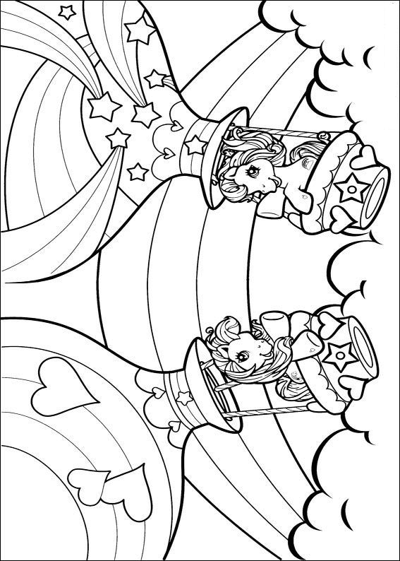 Kids-n-fun.com | Create personal coloring page of My little pony